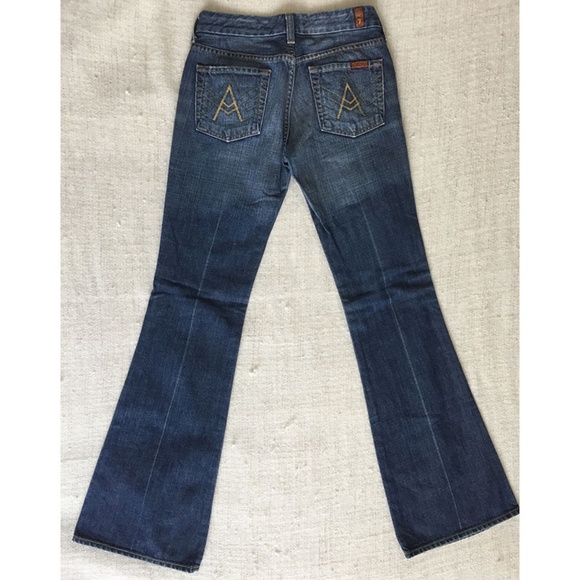 7 For All Mankind "A" Pocket Boot Cut Jeans - Picture 2 of 5